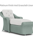 Lloyd Flanders Reflections Wicker Day Chaise Lounge Sunbrella Cushions
