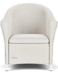 Reflections Wicker Dining Armchair Padded Seat - LOOMLAN - Lloyd Flanders - Outdoor Dining Chairs