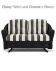 Lloyd Flanders Reflections Wicker Glider Loveseat Sunbrella Cushions
