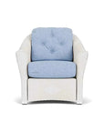 Lloyd Flanders Reflections Wicker Lounge Chair Sunbrella Cushions