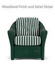 Lloyd Flanders Reflections Wicker Lounge Chair Sunbrella Cushions
