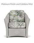 Lloyd Flanders Reflections Wicker Lounge Chair Sunbrella Cushions