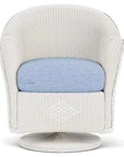 Reflections Wicker Patio Swivel Rocker Dining Chair - LOOMLAN - Lloyd Flanders - Outdoor Dining Chairs