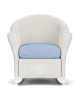 Lloyd Flanders Reflections Wicker Porch Rocker Chair Sunbrella Cushion