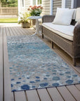 LOOMLAN Rugs Renora Gray Washable Indoor-Outdoor Rug