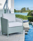 Replacement Cushion For Visions Outdoor Dining Armchair - LOOMLAN - Lloyd Flanders - Outdoor Replacement Cushions