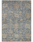 LOOMLAN Rugs Riga Blue Washable Indoor-Outdoor Rug