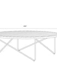 Rimini Coffee Table Teak Wood & Aluminum - LOOMLAN - SUNPAN - Outdoor Coffee Tables