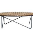 Rimini Coffee Table Teak Wood & Aluminum - LOOMLAN - SUNPAN - Outdoor Coffee Tables
