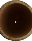 Emissary Ripple Round Ceramic Planter