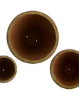 Emissary Ripple Round Ceramic Planter