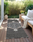 Riven Gray Washable Indoor - Outdoor Rug - LOOMLAN - LOOMLAN Rugs - Outdoor Rugs