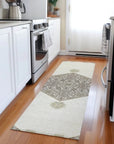 LOOMLAN Rugs Riven Ivory Washable Indoor-Outdoor Rug