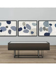 LOOMLAN River Stones Blue III Artwork d Canvas Floating