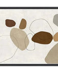 LOOMLAN River Stones IV d Canvas Wall Art For Living Room