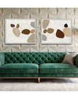 LOOMLAN River Stones VI Artwork d Canvas Floating