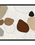 LOOMLAN River Stones VI Artwork d Canvas Floating