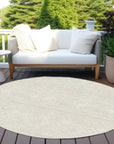 LOOMLAN Rugs Riyala Beige Washable Indoor-Outdoor Rug