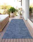 Riyala Blue Washable Indoor - Outdoor Rug - LOOMLAN - LOOMLAN Rugs - Outdoor Rugs
