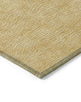 LOOMLAN Rugs Riyala Gold Washable Indoor-Outdoor Rug