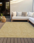 LOOMLAN Rugs Riyala Gold Washable Indoor-Outdoor Rug