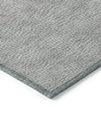 LOOMLAN Rugs Riyala Gray Washable Indoor-Outdoor Rug