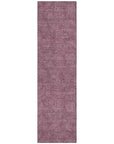LOOMLAN Rugs Riyala Purple Washable Indoor-Outdoor Rug