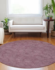 LOOMLAN Rugs Riyala Purple Washable Indoor-Outdoor Rug