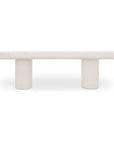 Rocca Cream Concrete Design Outdoor Bench - LOOMLAN - Moe's Home - Outdoor Benches