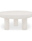Moe's Home Rocca Cream Concrete Outdoor Coffee Table
