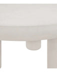 Moe's Home Rocca Cream Concrete Outdoor Coffee Table