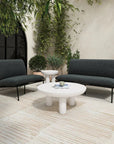 Moe's Home Rocca Cream Concrete Outdoor Coffee Table