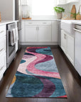 LOOMLAN Rugs Rory Green Washable Indoor-Outdoor Rug