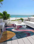 LOOMLAN Rugs Rory Green Washable Indoor-Outdoor Rug