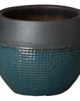 Emissary Round Net Ceramic Planter