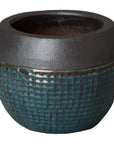 Emissary Round Net Ceramic Planter