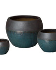 Emissary Round Net Ceramic Planter