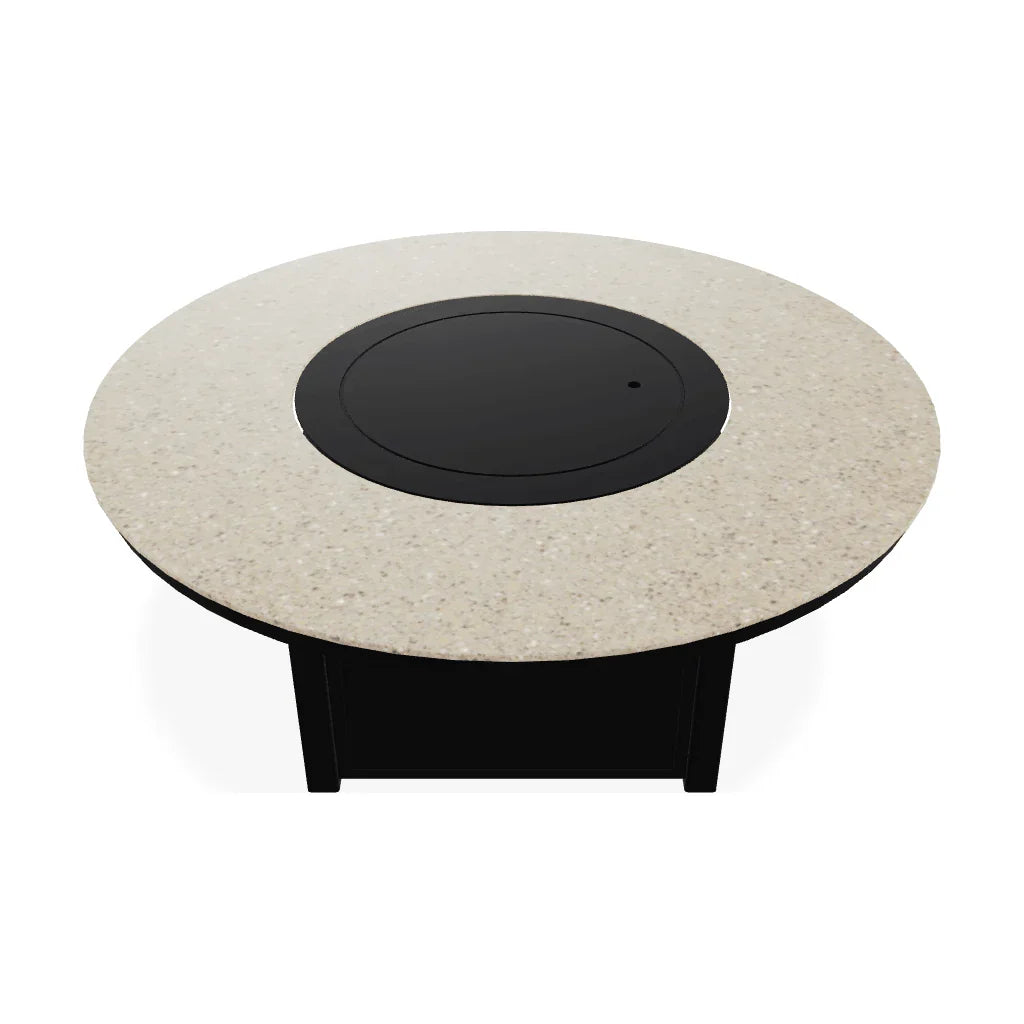 Round Origins Propane or Natural Gas Fire Table - LOOMLAN - Telescope - Outdoor Fire Tables