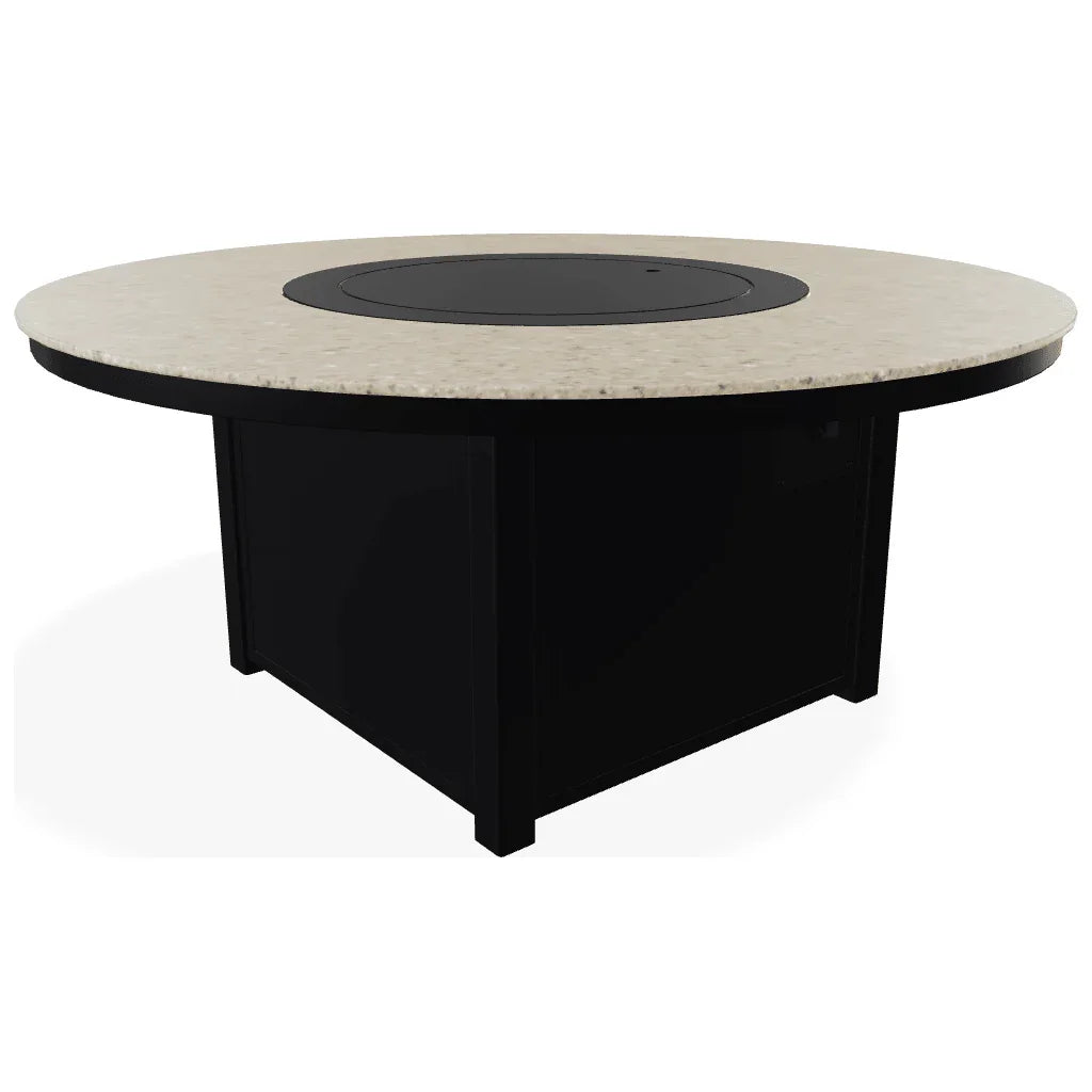 Round Origins Propane or Natural Gas Fire Table - LOOMLAN - Telescope - Outdoor Fire Tables