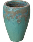 Emissary Round Textured Glaze Ceramic Planter