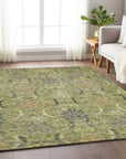 LOOMLAN Rugs Rustica Aloe Washable Indoor-Outdoor Rug
