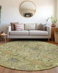 LOOMLAN Rugs Rustica Aloe Washable Indoor-Outdoor Rug