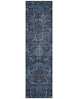 LOOMLAN Rugs Rustica Blue Washable Indoor-Outdoor Rug
