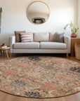 LOOMLAN Rugs Rustica Khaki Washable Indoor-Outdoor Rug
