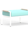 Sabbia Weather - Resistant Outdoor Ottoman - LOOMLAN - Sunset West - Outdoor Ottomans