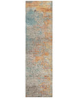 LOOMLAN Rugs Safina Teal Washable Indoor-Outdoor Rug