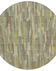 LOOMLAN Rugs Saharae Green Washable Indoor-Outdoor Rug