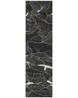 LOOMLAN Rugs Sahari Black Washable Indoor-Outdoor Rug