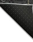 LOOMLAN Rugs Sahari Black Washable Indoor-Outdoor Rug