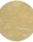 LOOMLAN Rugs Sahari Gold Washable Indoor-Outdoor Rug
